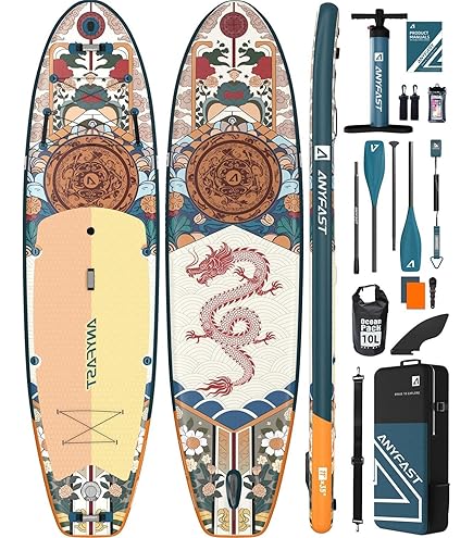 ANYFAST Planche De Stand-up Paddle Gonflable Pour La Pêche - 11" X