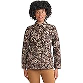 Jones New York Women's Quilted Printed Blazer