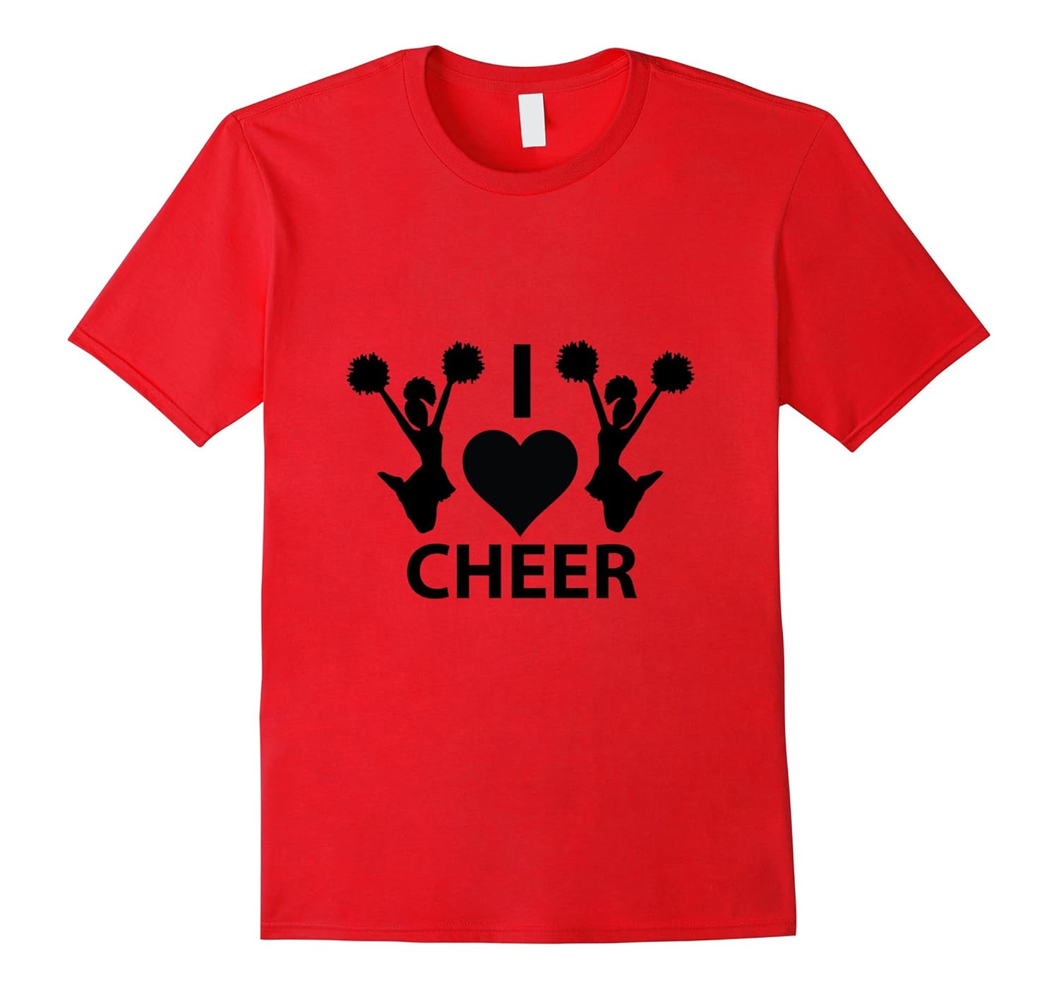 I Love Cheer Heart Cheer leading T-Shirt Girls and Guys-ANZ