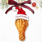 UMACVN Fried Chicken Christmas Ornament - Fried Chicken Ornaments for Christmas Tree, Food Ornaments - Gifts for Food Lovers - 2 Layered Wood Ornament 2025