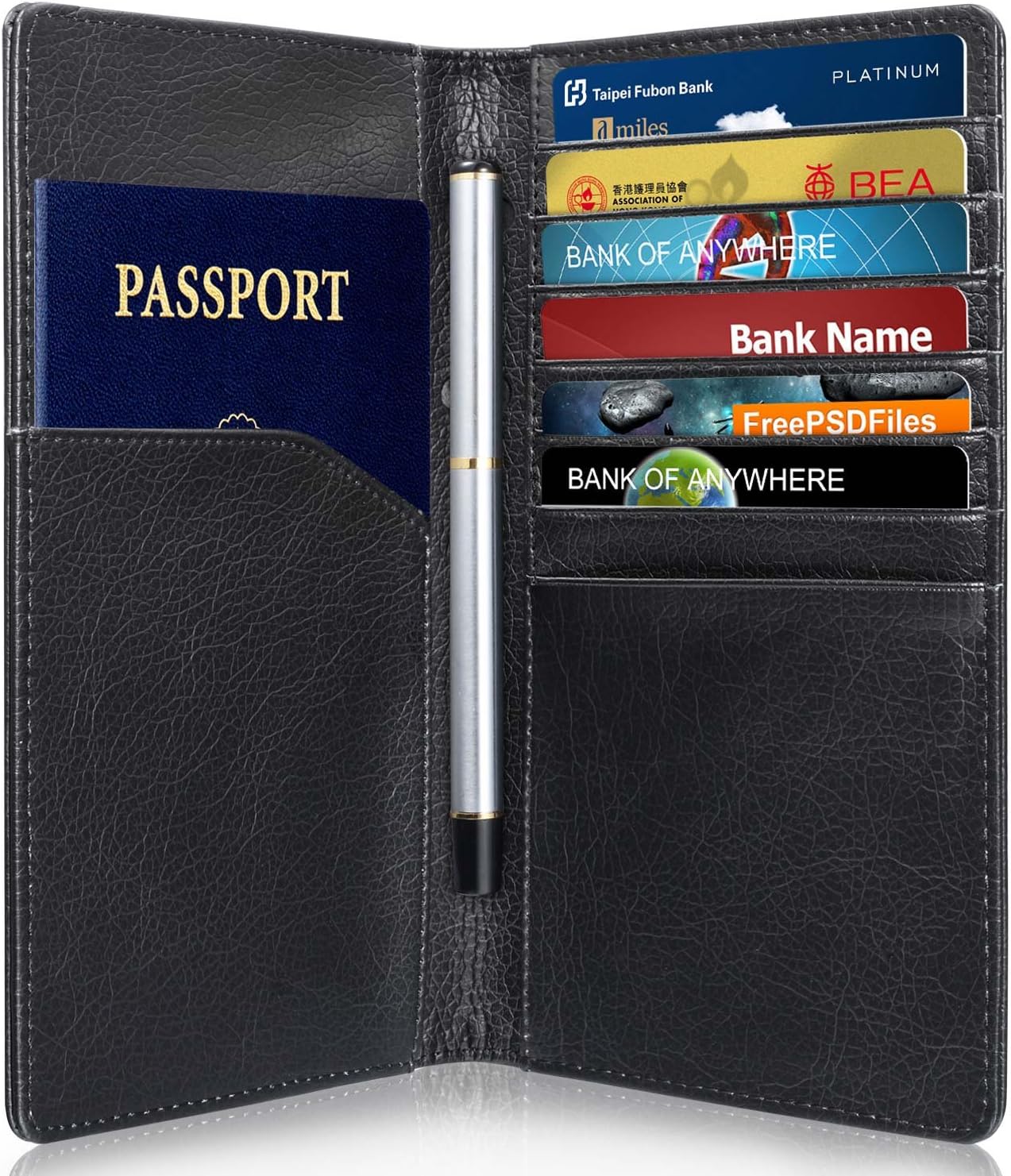 RFID Blocking Passport Holder (10 Slots), GreatShield
