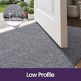 DEXI Dirt Trapper Door Mat Indoor 60x90 cm Grey-Blue Non-Slip Machine Washable view 9
