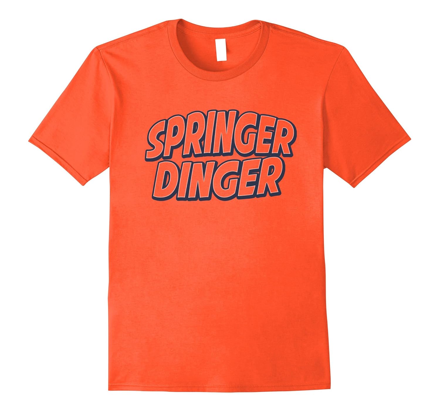 Springer Dinger World Champions Fans Orange Shirt-Rose