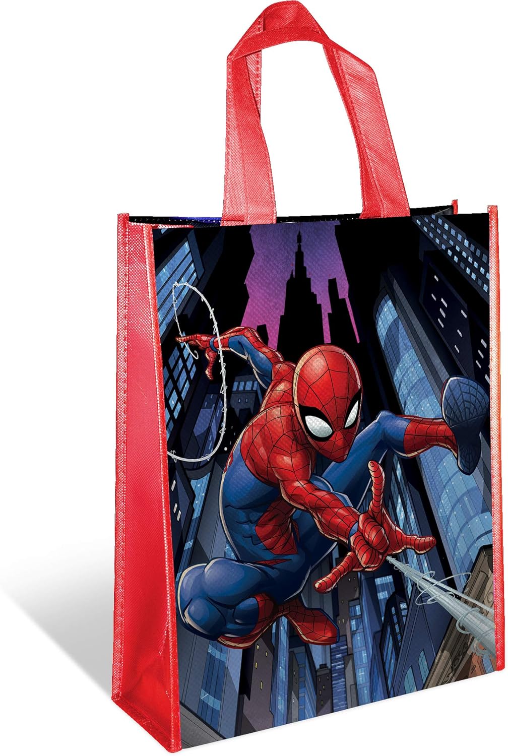 Amazon Com Spiderman Mavel Children S Halloween Trick Or Treat Candy And Storage Bag Multicolor Sm Toys Games