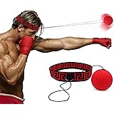 Boxing Reflex Fight Ball by Abra Athletics: 2018 Model, Great for Improving Reactions, Punching, Hand Speed and Agility, Headband Fits All, Perfect for Boxing, Training and Fitness, Boxing Equipment
