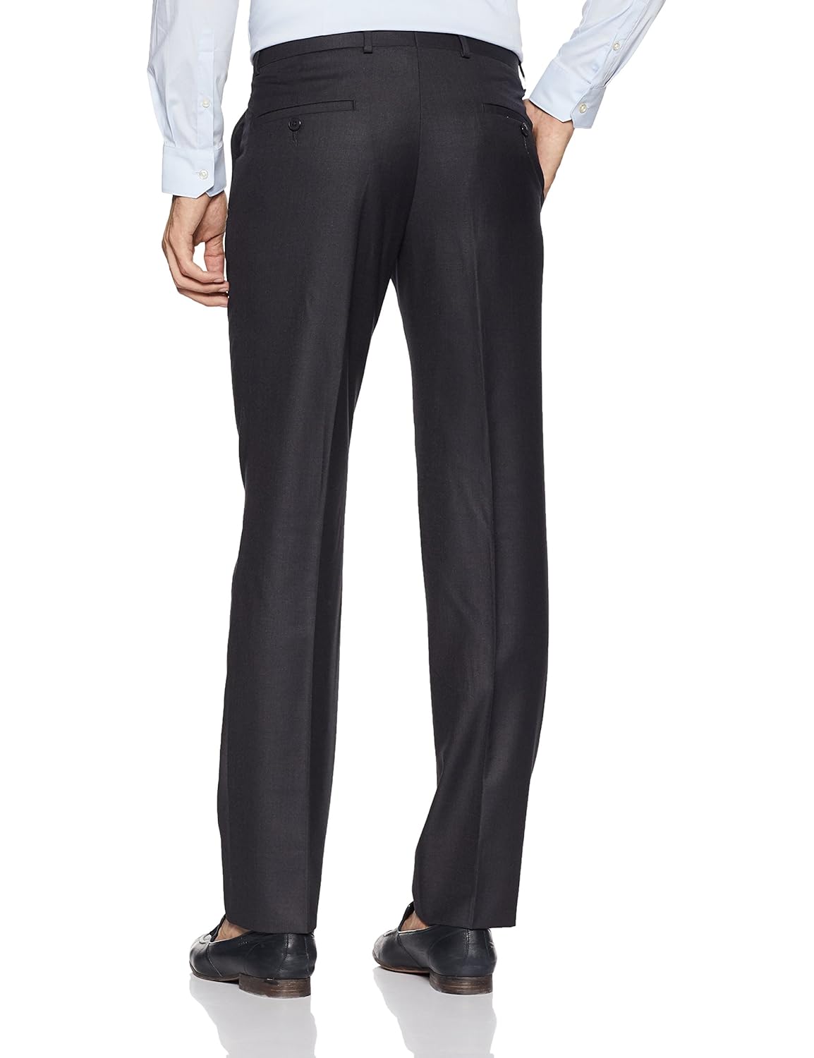 van heusen men's slim fit formal trousers