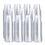 Prestee 200-Pack - 9oz Clear Plastic Cups - Durable