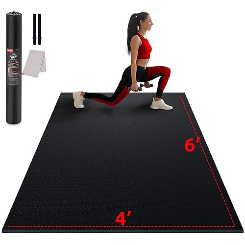 Large Exercise T25 Exercise Mat 12' X 6' X 1/4