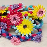 Galt Toys Brilliant Hair Bands Kids Craft Kit Ages 6+ Decorate Flowers Beads view 5