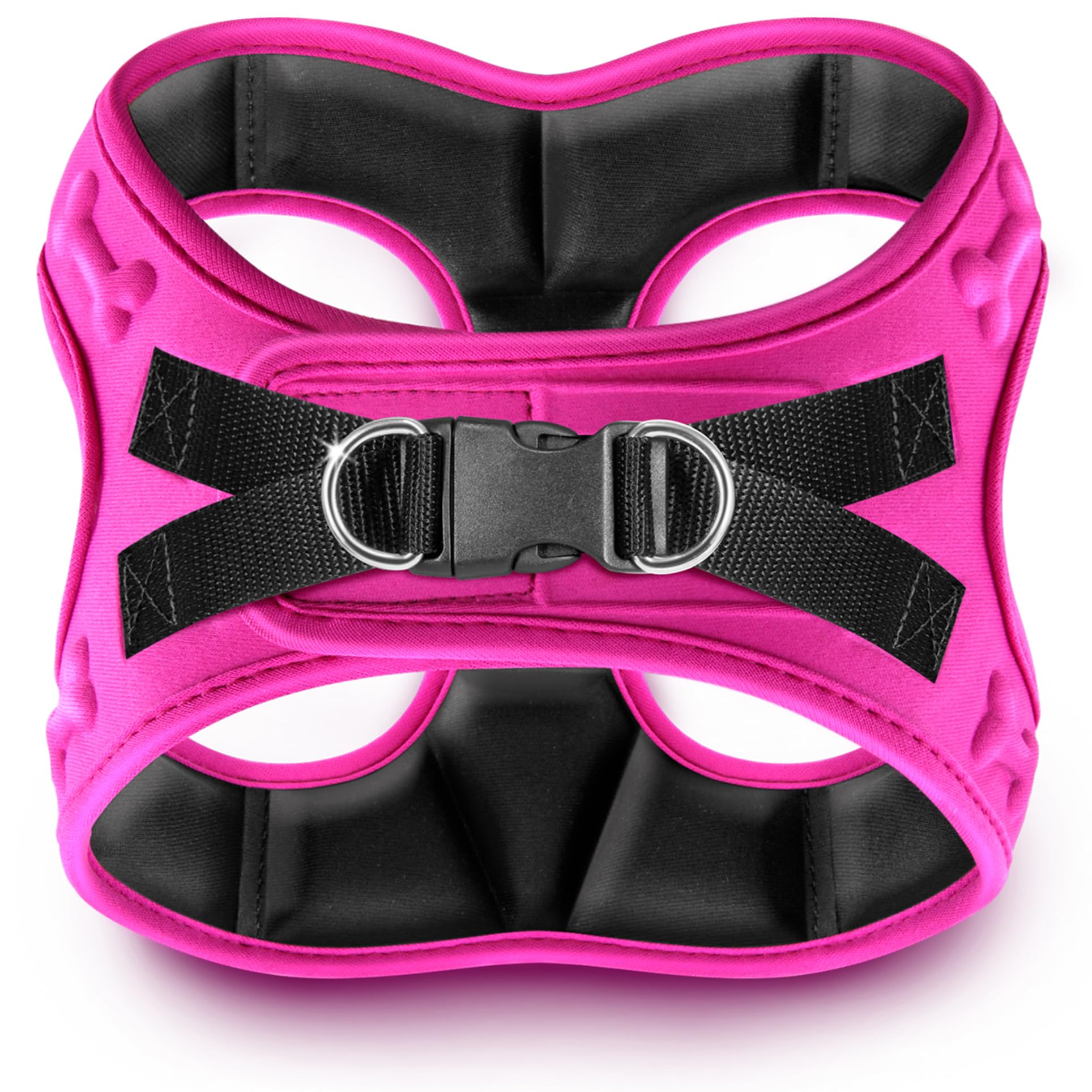 Comfort fit Step-in Dog & Puppy Harness - Comfortable All Weather Dog Vest Harness: Adjustable, Soft Padded, Easy to Put-on for Small, Medium-Sized Dogs.