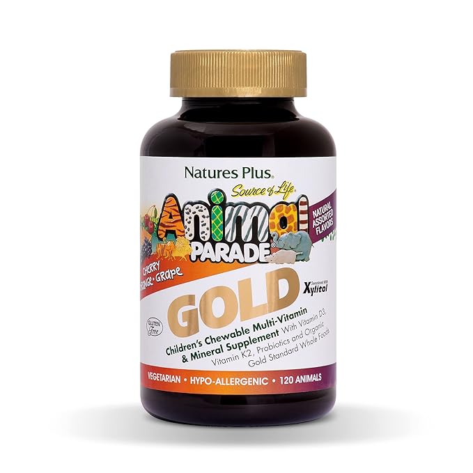 Nature's Plus Animal Parade Source of Life Gold Children's Multivitamin