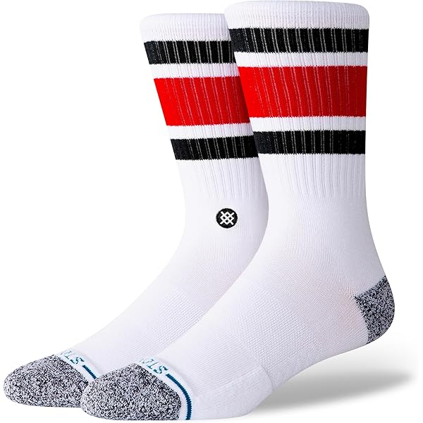Amazon.com: Stance 559 Crew Thin Stripe NBA Official Sock Medium