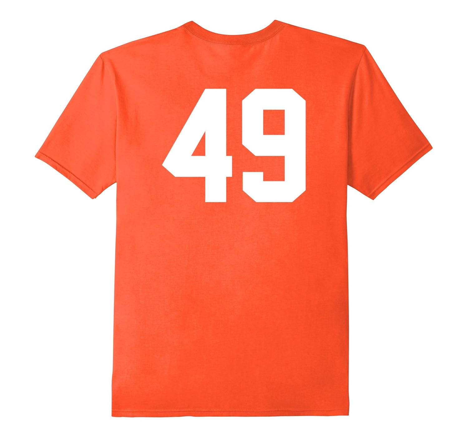 49 Sports Jersey Number on Back TShirt for Team Fan PlayerArt