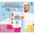 Mr. Clean Magic Eraser Sponge, Bathroom Cleaner, Shower Cleaner, Tub Cleaner, Soap Scum Remover, Bathroom Cleaning Supplies, 