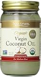 Spectrum Organic Coconut Oil, Unrefined, 14 oz