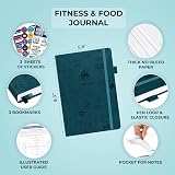 Clever Fox Fitness & Food Journal Nutrition & Workout Planner – Undated, A5 view 2