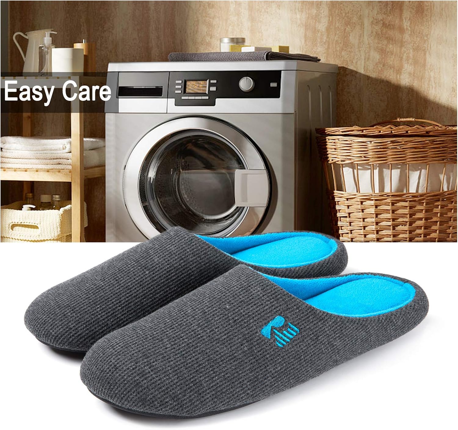  | RockDove Men's Original Two-Tone Memory Foam Slipper | Slippers