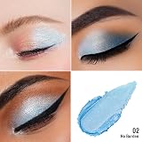 Oulac Sheer Eyeshadow Waterproof Blue Duo 12H Longwear Vegan Cruelty Free 06g view 5