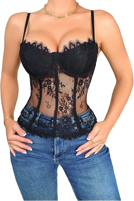 Corses De Entrenamiento Para Mujer Corsé De Tirantes Finos Para