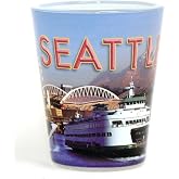 Seattle Washington Collage Shot Glass