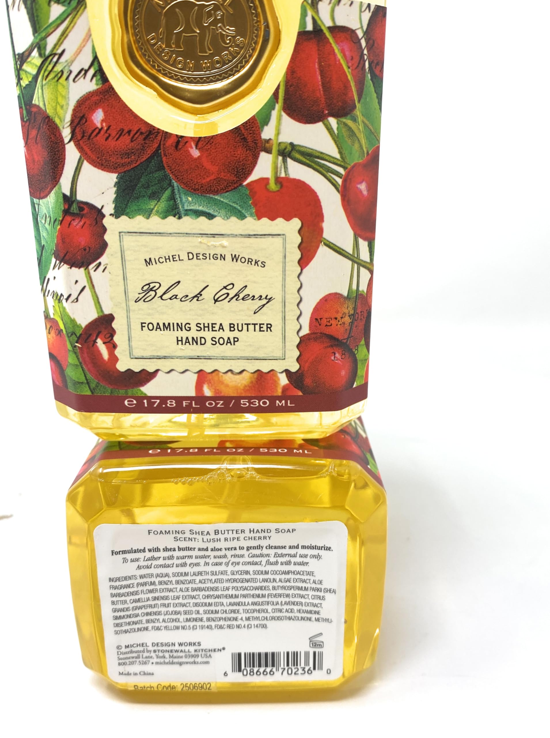 Michel Design Works Foaming Hand Soap, 17.8-Ounce, Black Cherry