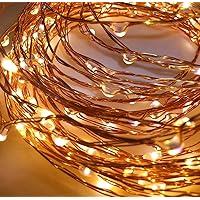 DesiDiya® 3AA Battery Operated Copper String Decorative Fairy Lights Diwali Christmas Festival LED Fairy Lights Warm…