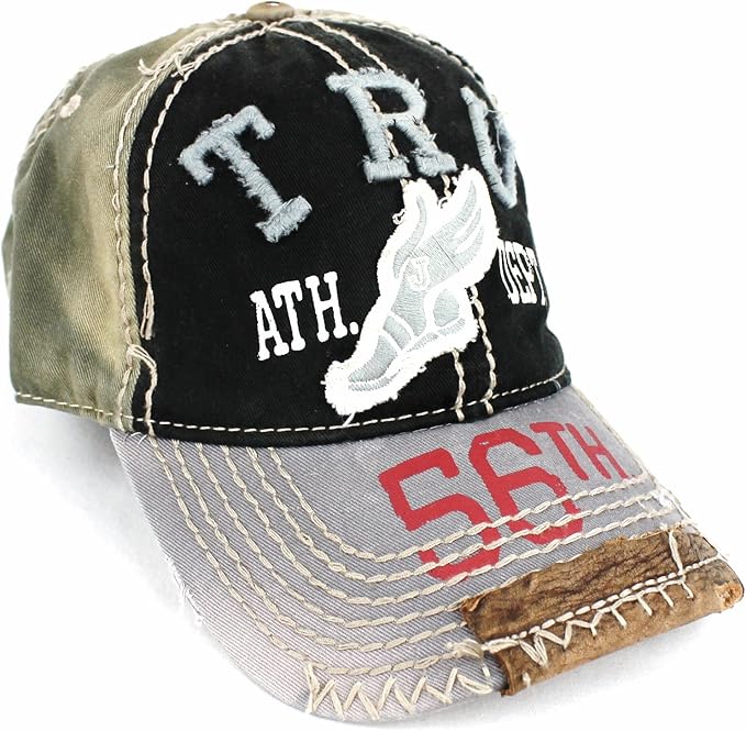 New True Religion Unisex Distressed Leather Patch Black 56th Buddha