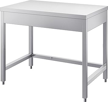 Gam Gastro Edelstahl Arbeitstisch Tisch 80 Cm Breit Neu Amazon De Kuche Haushalt