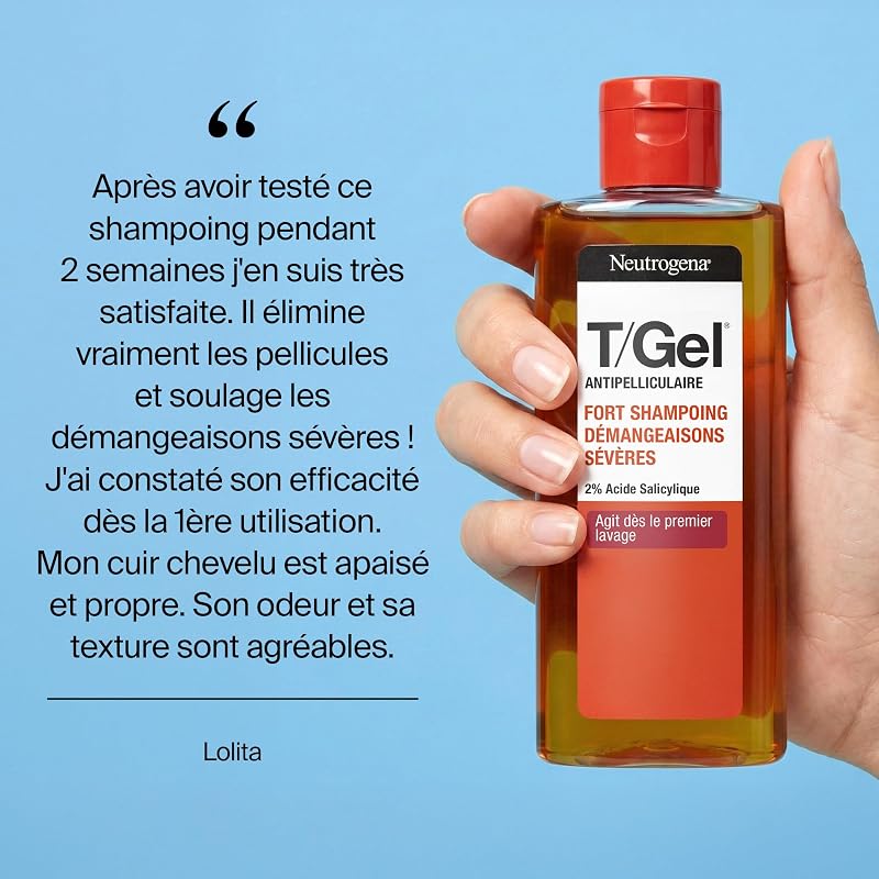Shampoing T/Gel Fort Démangeaisons Sévères, flacon de 250 ml