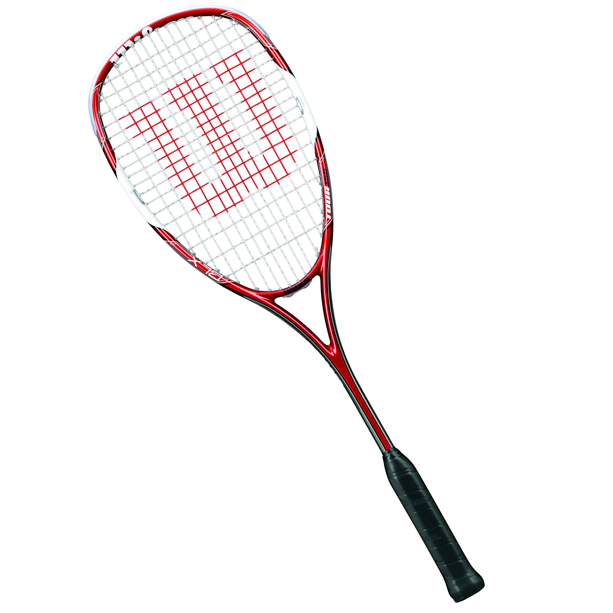 Wilson Squash 1/2 Cvr Racquet - Red/White, Graphite, One Size