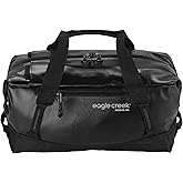 Eagle Creek Migrate 40L Duffel Bag Lightweight, Durable Travel Duffel Weather-Resistant Fabric Comfortable Shoulder Straps - Midnight Black