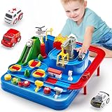 hahaland Kids Race Car Track 8 Obstacles No Batteries Educational 3 Years view 1