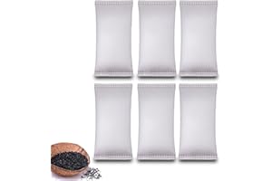 HANYAN Coconut Shell Charcoal Air Purifying Bags 50g, Removes Odors and Moisture, Nature Fresh Air Purifier Bags, Odor Eliminator for Home, Car, Pets, Bathroom, Basement