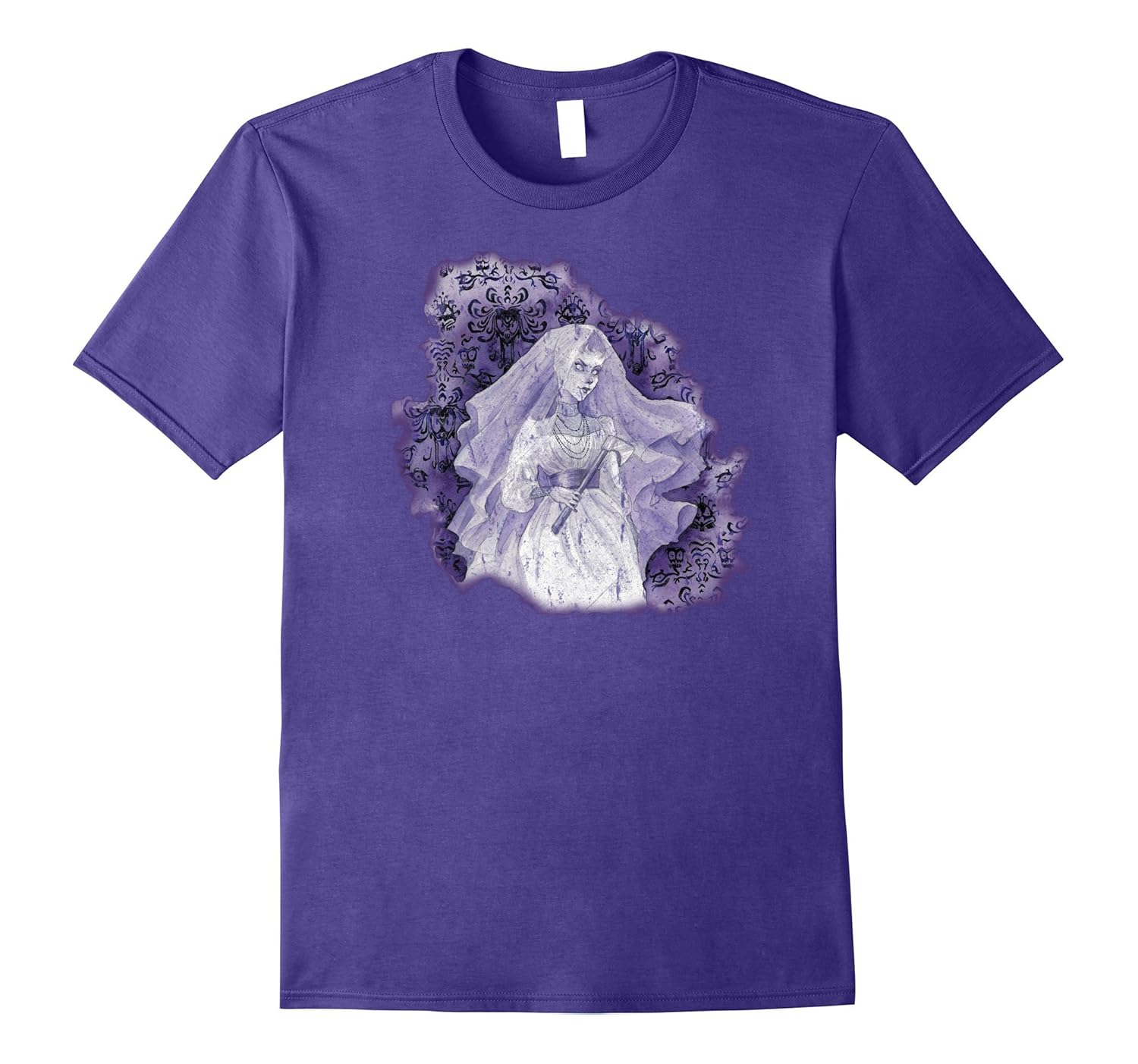 Bride Ghost Haunted Tee Shirt: Hatchaway Graphic Mansion-ANZ