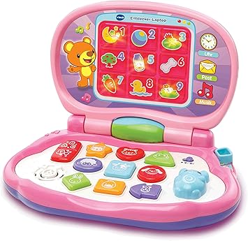 Vtech Baby 80 191254 Entdecker Laptop Pink Babyspielzeug Amazon De Spielzeug
