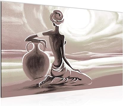 Bild Afrika Frau Wandbild Vlies Leinwand Bilder Xxl Format Wandbilder Wohnzimmer Wohnung Deko Kunstdrucke Rosa Grau 1 Teilig Made In Germany Fertig Zum Aufhangen 000914b Amazon De Baumarkt