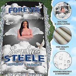 44memory Custom Memorial Grave Blanket Photo