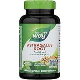 Nature's Way Astragalus Root, Traditional Immune Support*, Non-GMO Project Verified, Vegan, 180 Capsules