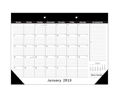 Home Standard Calendario Da Tavolo 2019 115 X 17 Desk Pad
