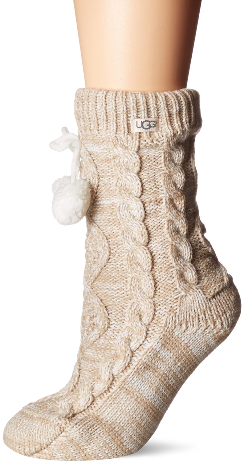 UGG Pom Fleece Lined Crew Sock Amazon.co.uk Sports & Outdoors