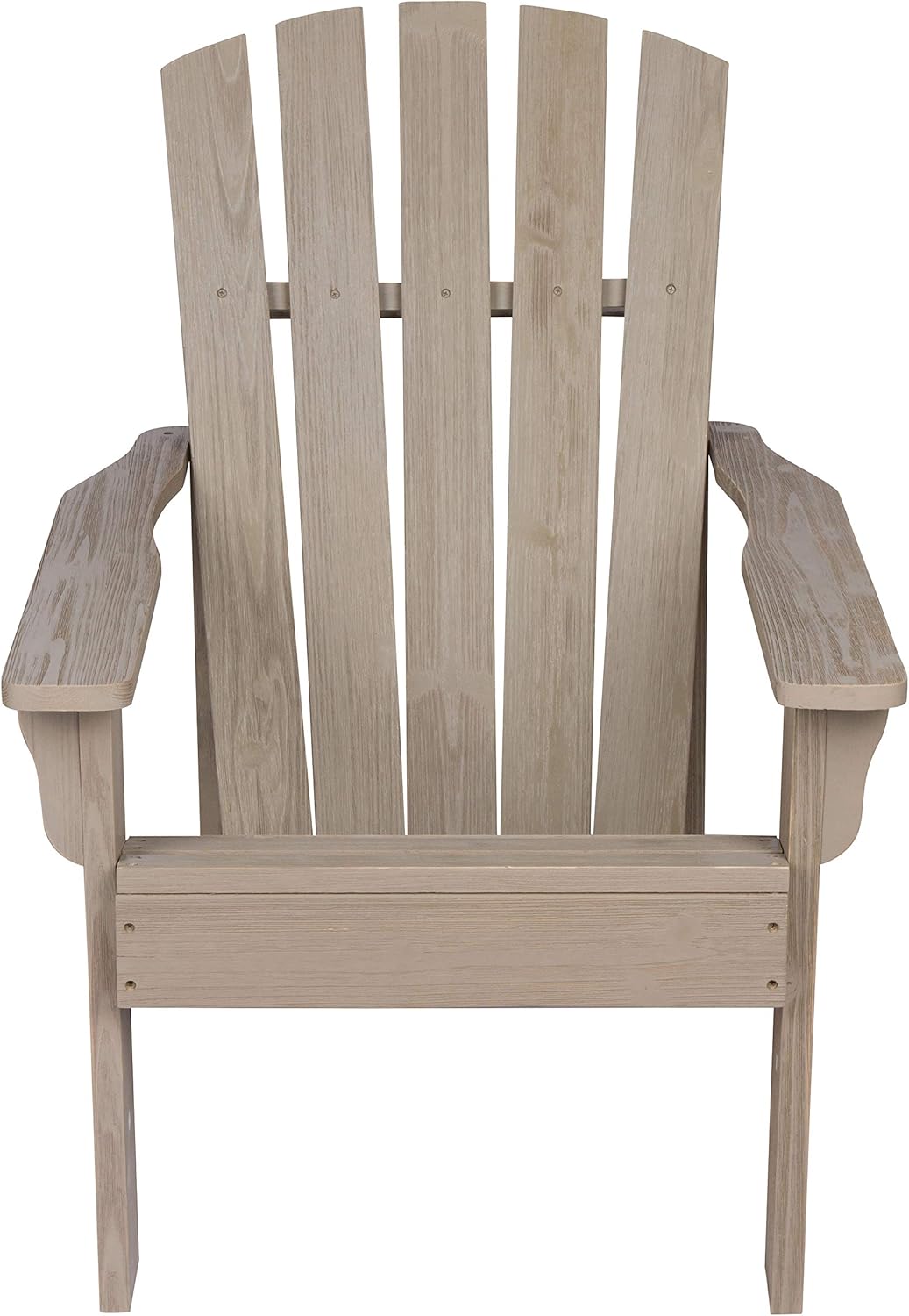 Shine Company 8616TG Vineyard Adirondack Chair, Taupe Grey : Garden & Outdoor