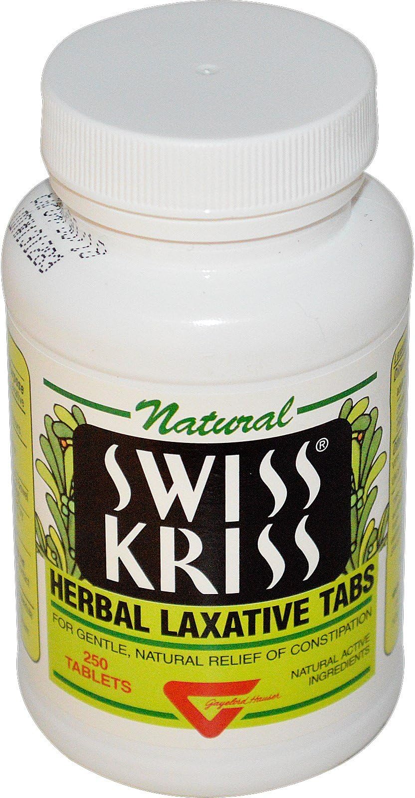 Modern Products, Swiss Kriss, Herbal Laxative Tabs, 250 Tablets - 3PC