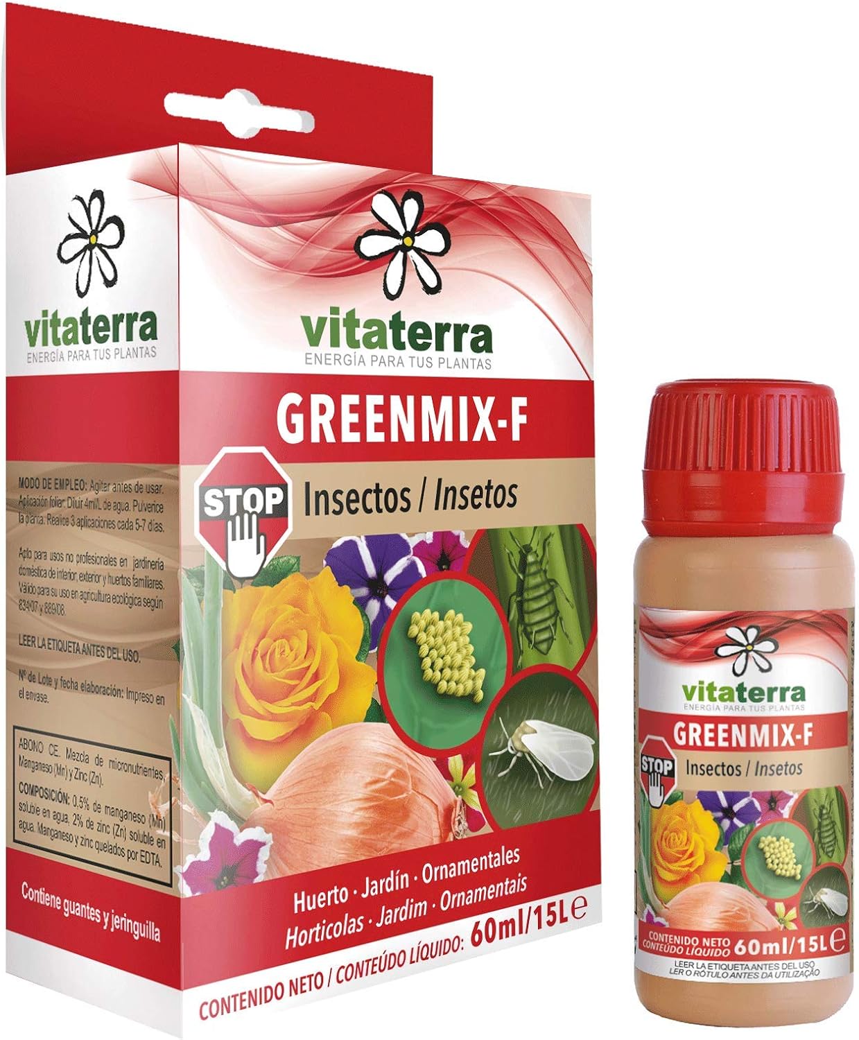 Vitaterra Inhibidor de Daños de Insectos y Ácaros 60 Cc, 18116 ...
