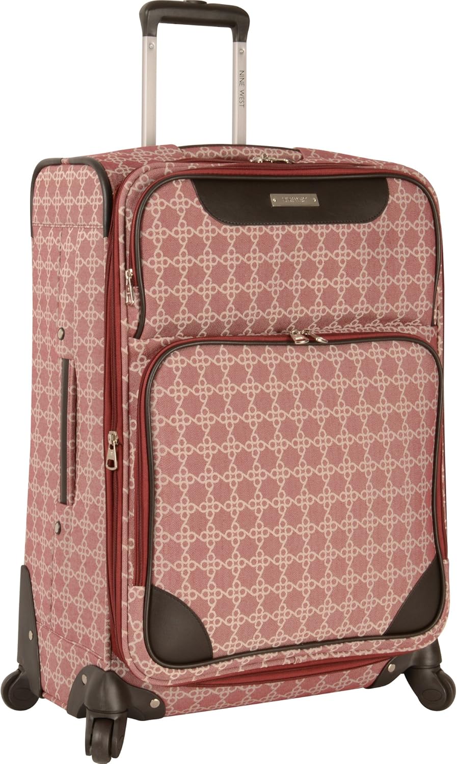 nine west burgundy luggage