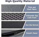 WESTERN HOME Large Orthopedic Dog Bed with Removable Cover Dark Grey 106x76x19 view 4