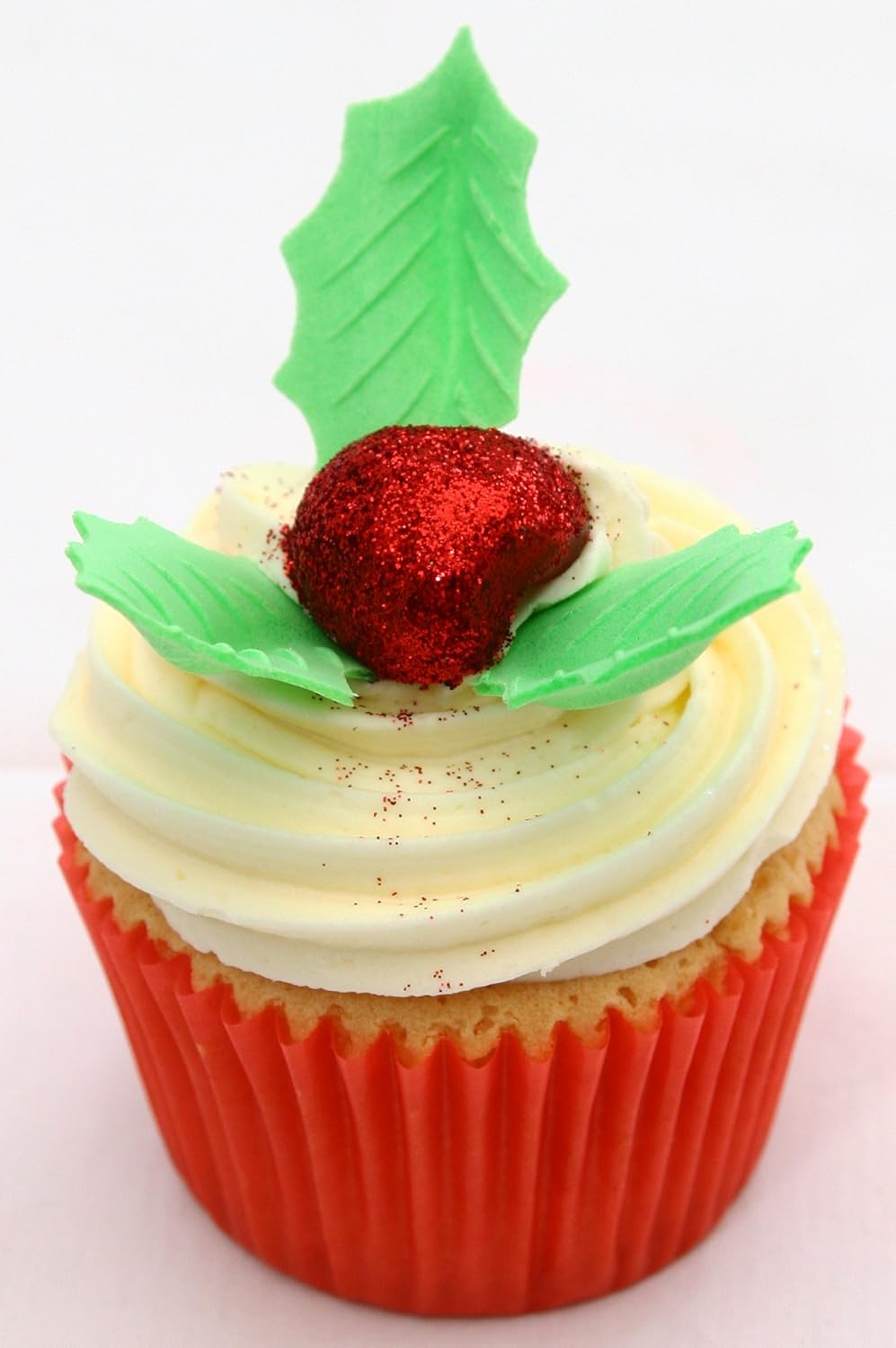 36 Edible Holly Leaves Christmas Edible Cake Decorations Amazon