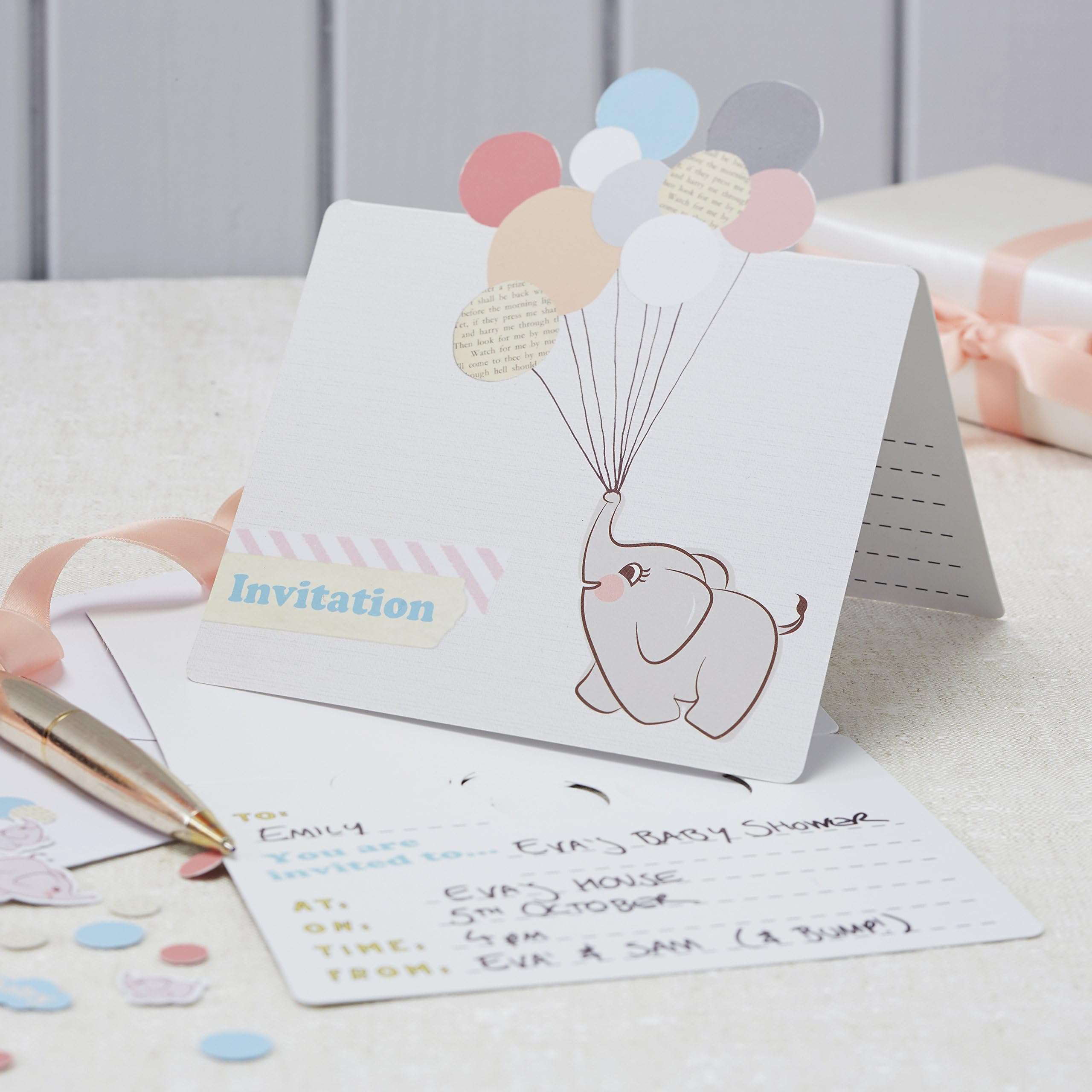 Ginger RayInviations with Envelopes 10 Pack
