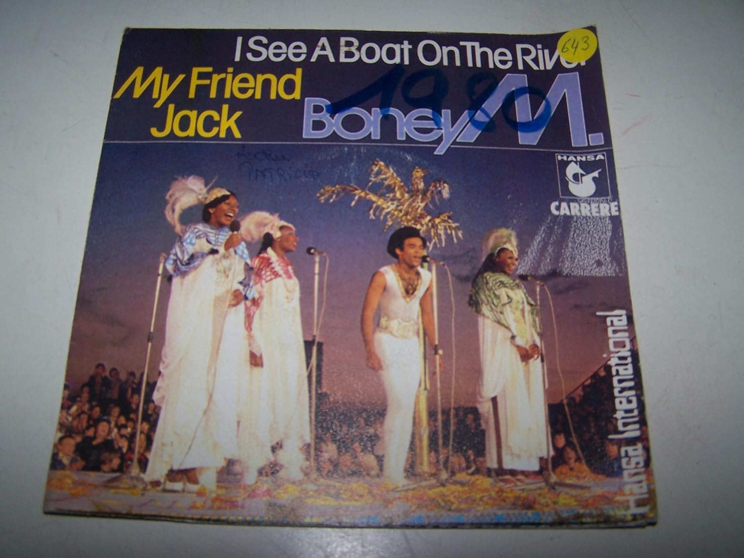 My friend Jack/I see a boat on the river / Vinyl single Boney M