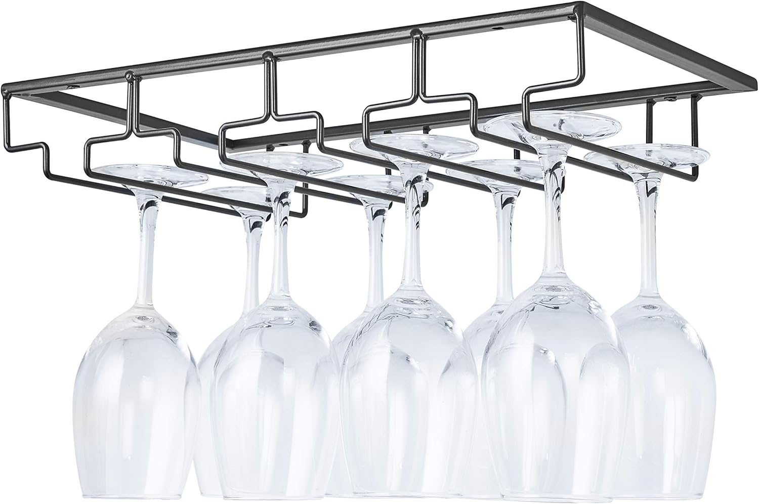 DEFWAY Wine Glass Rack Under Stemware Wine Glass
