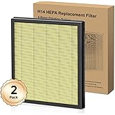 DAYETTE 2 Pack H14 Replacement Filter Compatible AP303/AP304/305/405 Air Purifiers, 4-in-1 H14 Grade True HEPA High-Efficiency Activated Carbon for pet